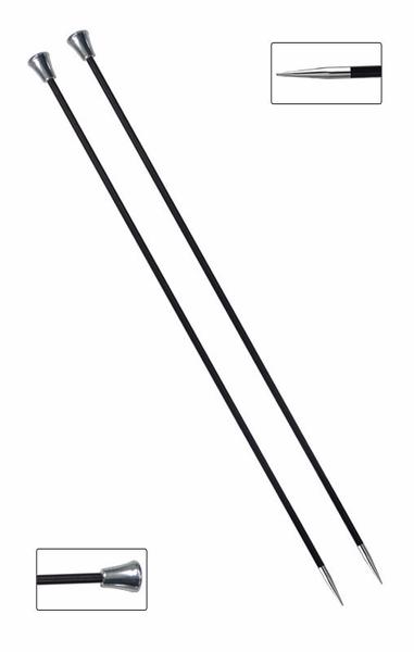 KnitPro Karbonz Stright Needles 35cm