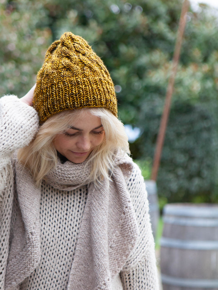 Mecha Cable Beanie