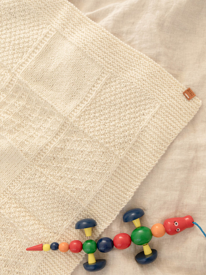 Textured Squares Baby Blanket