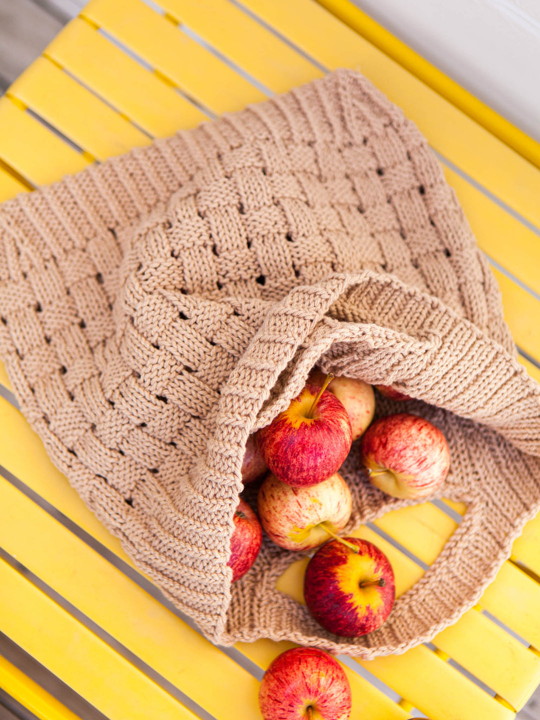 Basket Weave Bag & Wash Cloth Combo