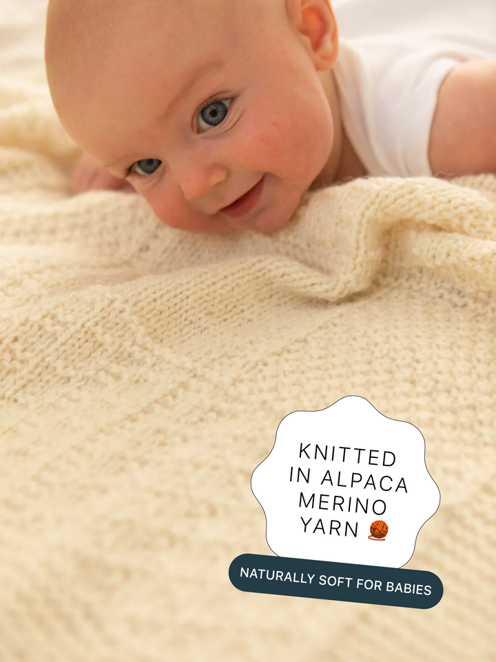 Textured Squares Baby Blanket