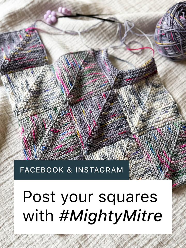 Jasmine Mitred Squares Blanket