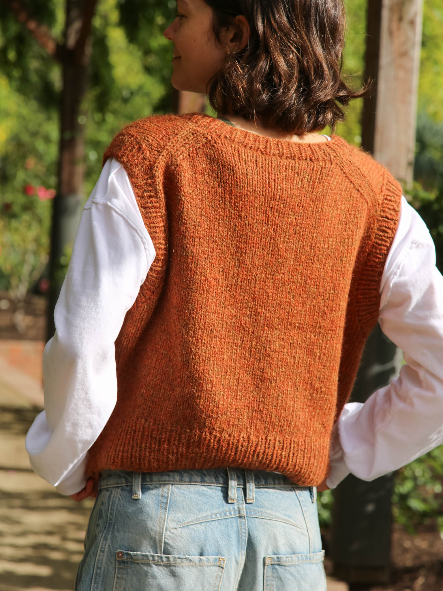 トップス WILLFULLYhandmade random pearl knit vest Willfully Handmade Random Pearl Knit Vest Sweater Vests