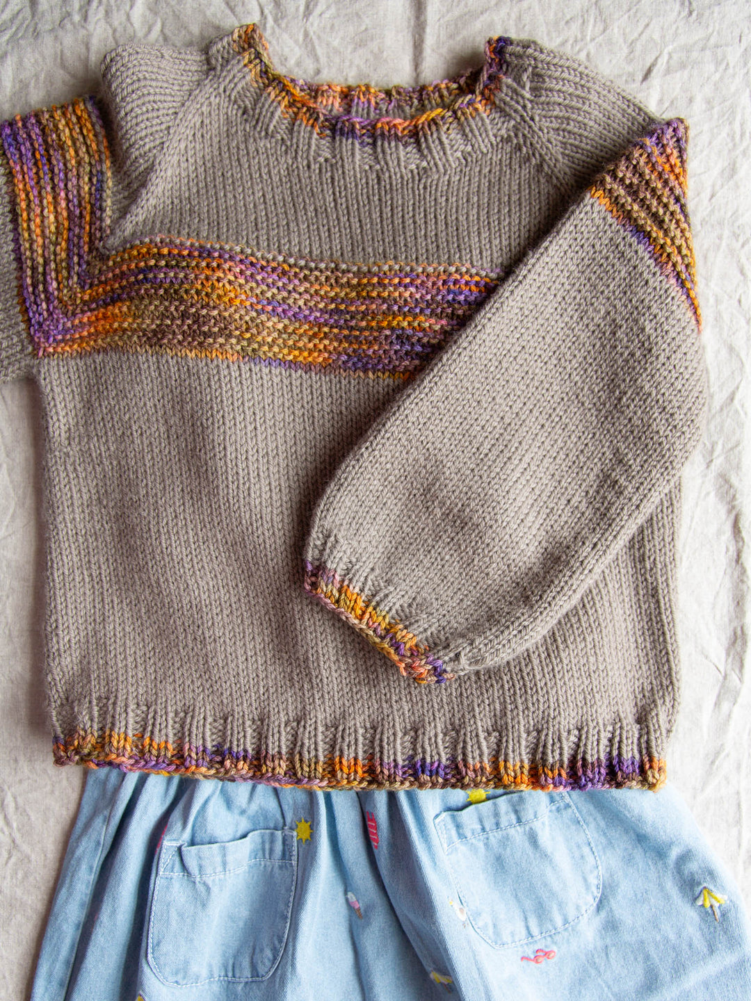Colour Dipped Kids Jumper