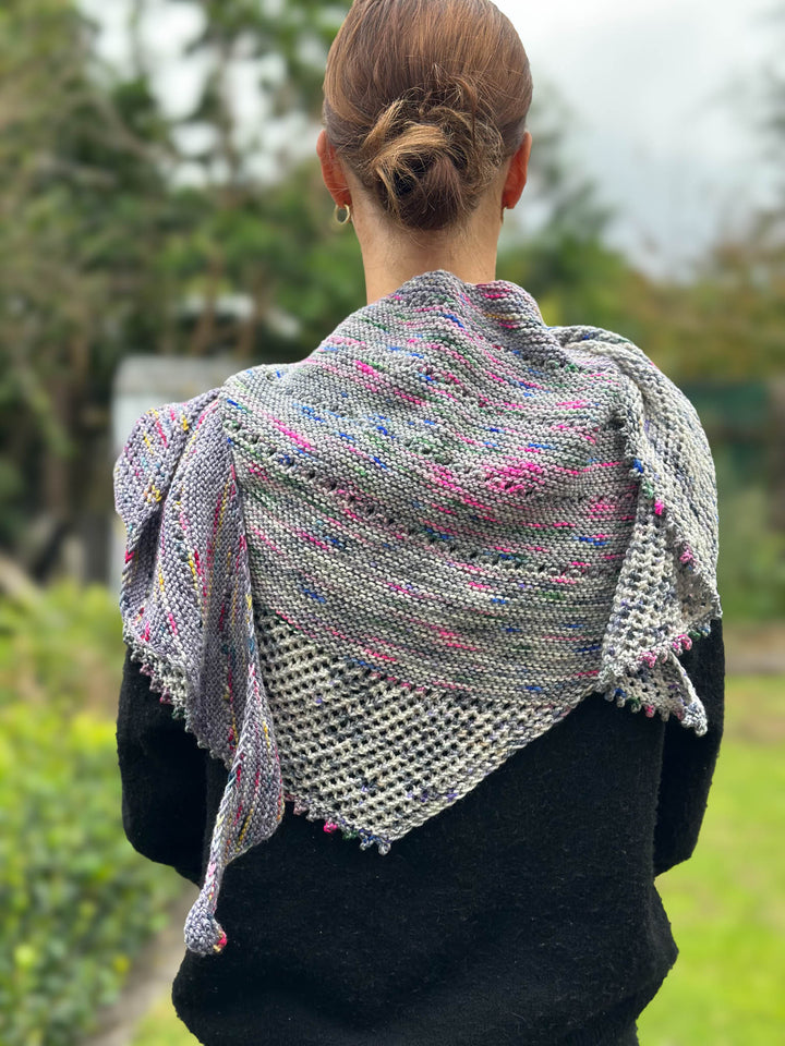 Earth Sea Sky Shawl