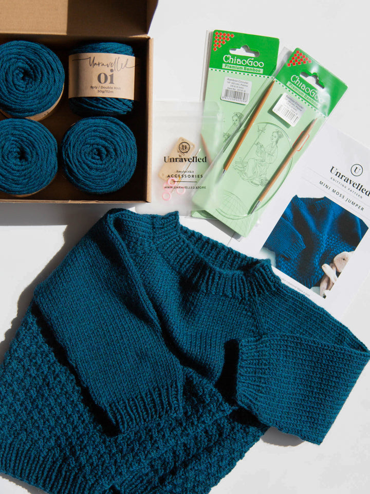 Dolly Blue Mini Moss Jumper (Fundraiser)
