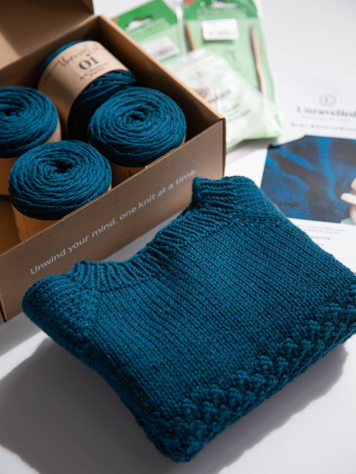 Dolly Blue Mini Moss Jumper (Fundraiser)
