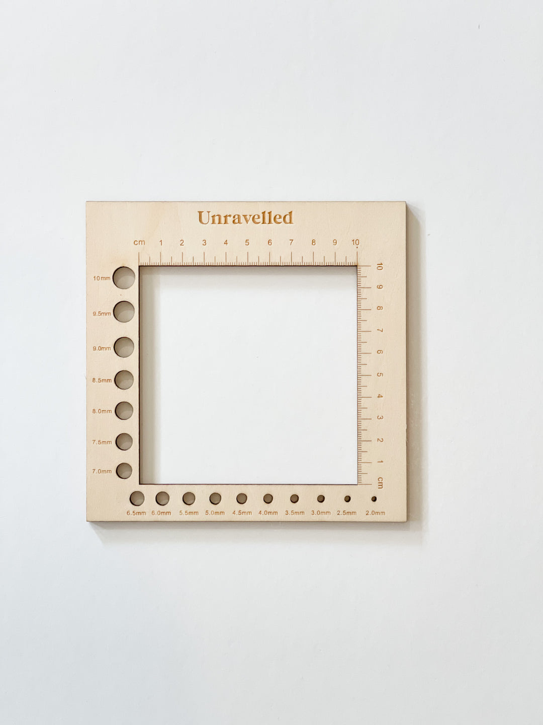 Unravelled Wooden Square Gauge Tool