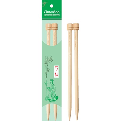 Chiaogoo Bamboo Straight Needles 9" (23cm)